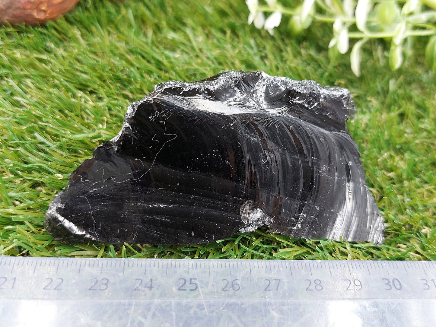 Natural Smokey Obsidian - Protection Crystal Zodiac Mineral Stone