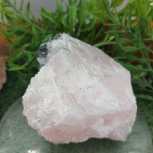 Collector's Piece - Pink Manganoan Calcite Rough Mineral - Heart Chakra Healing