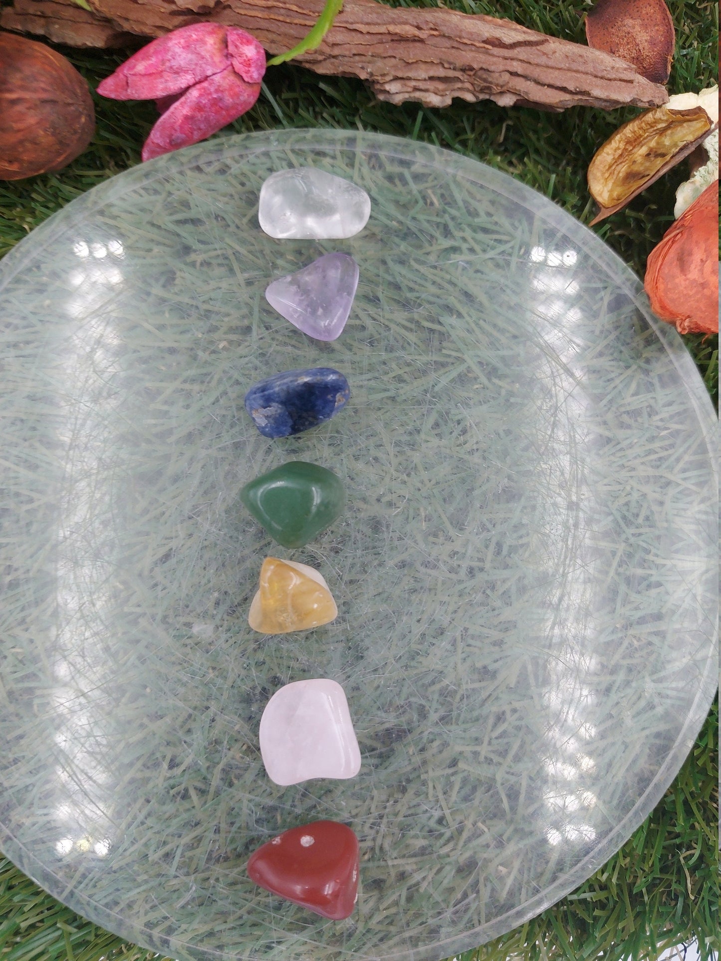 Chakra Stone Set, Chakra Stones, 7 Chakra Crystals, Chakra Set, Crystal Therapy, Crystals, Tumbled Stones, Reiki, Spirituality, Metaphysical