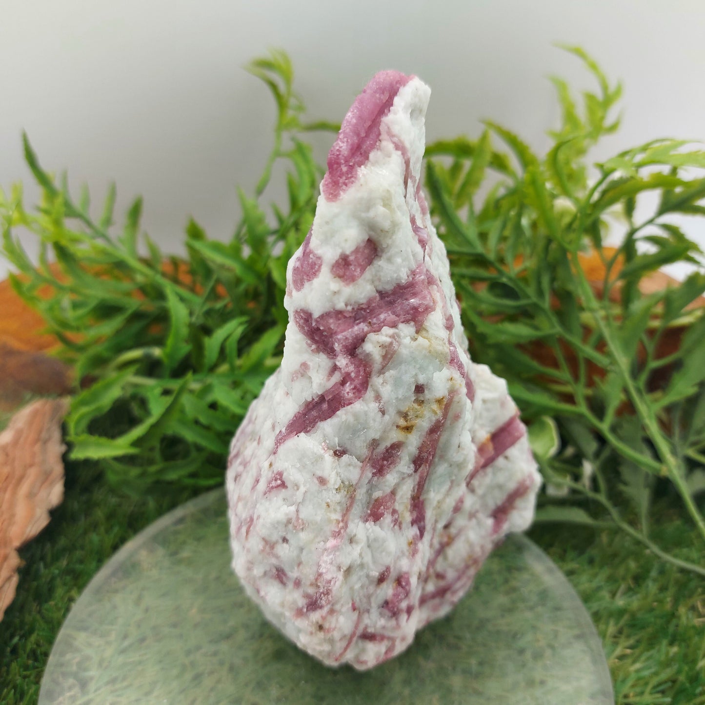 Collector's Piece - Pink Tourmaline with Feldspars Rough Mineral
