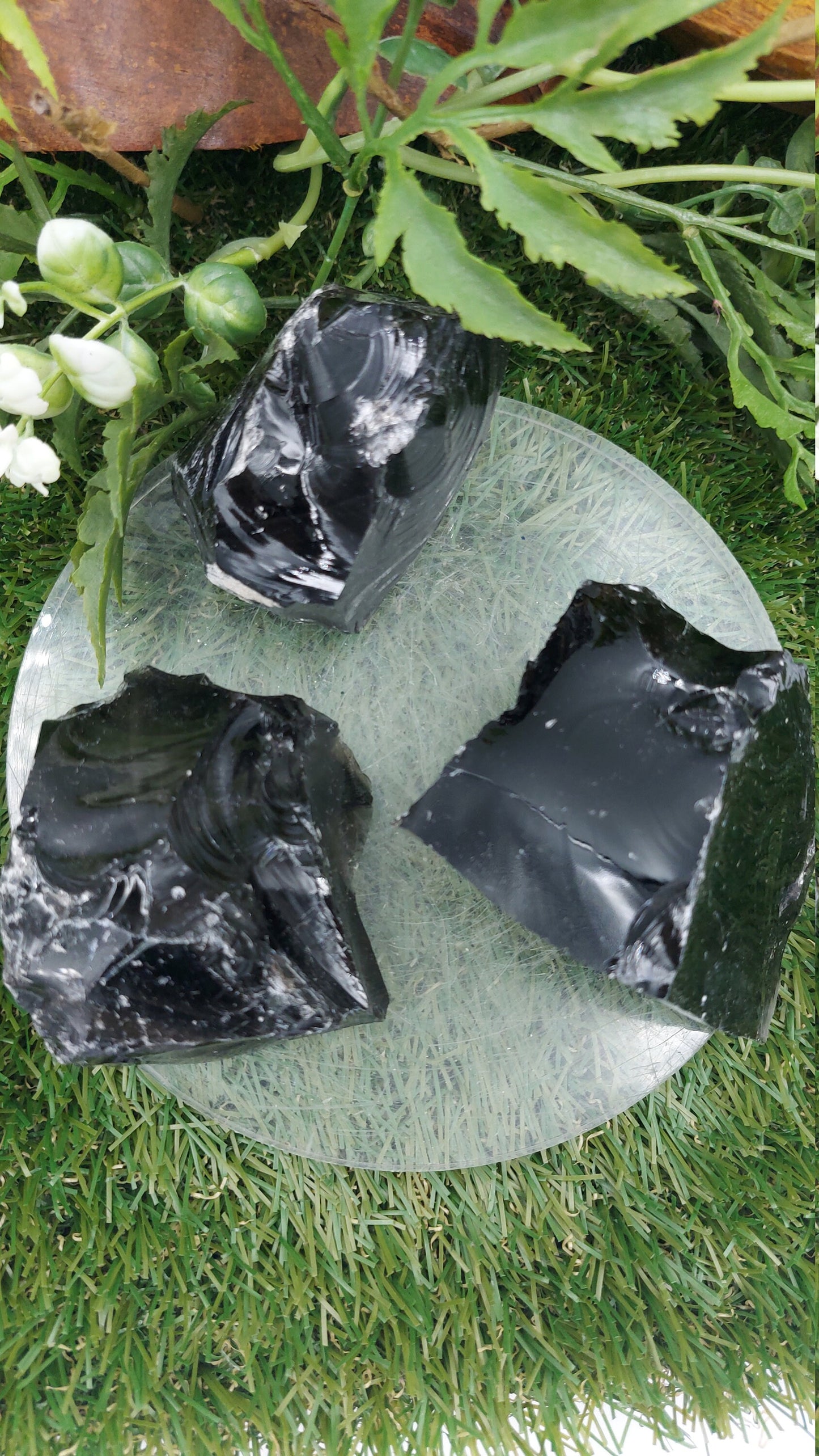 Οψιδιανός Rough Crystal - Extra Ποιότητα