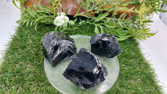 Obsidian Rough Crystal - Extra Quality