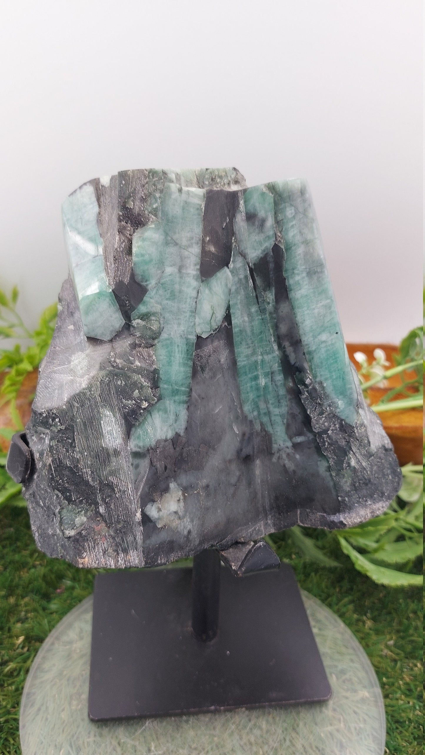 Collector's Piece Polished Emerald Crystal