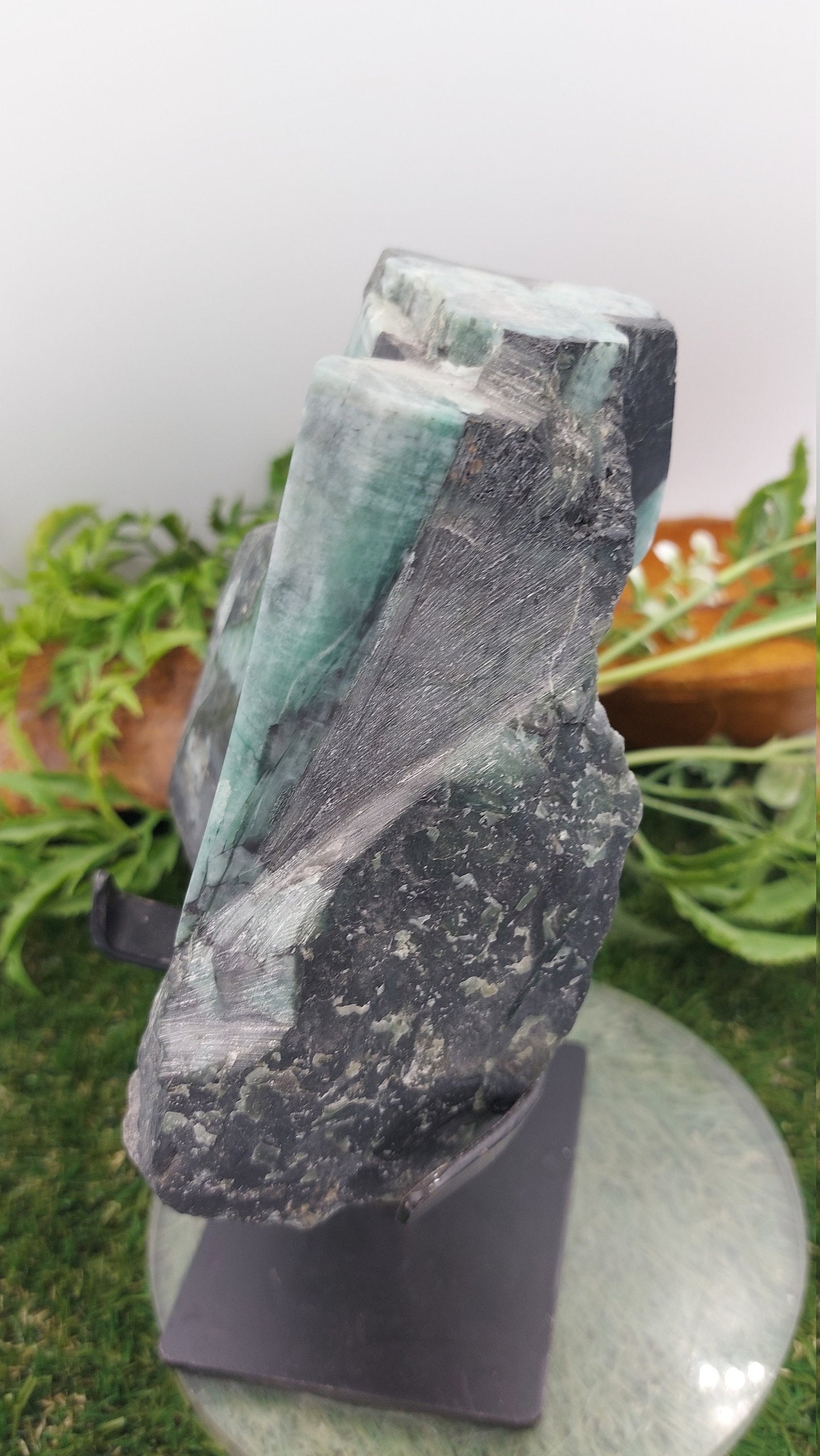 Collector's Piece Polished Emerald Crystal