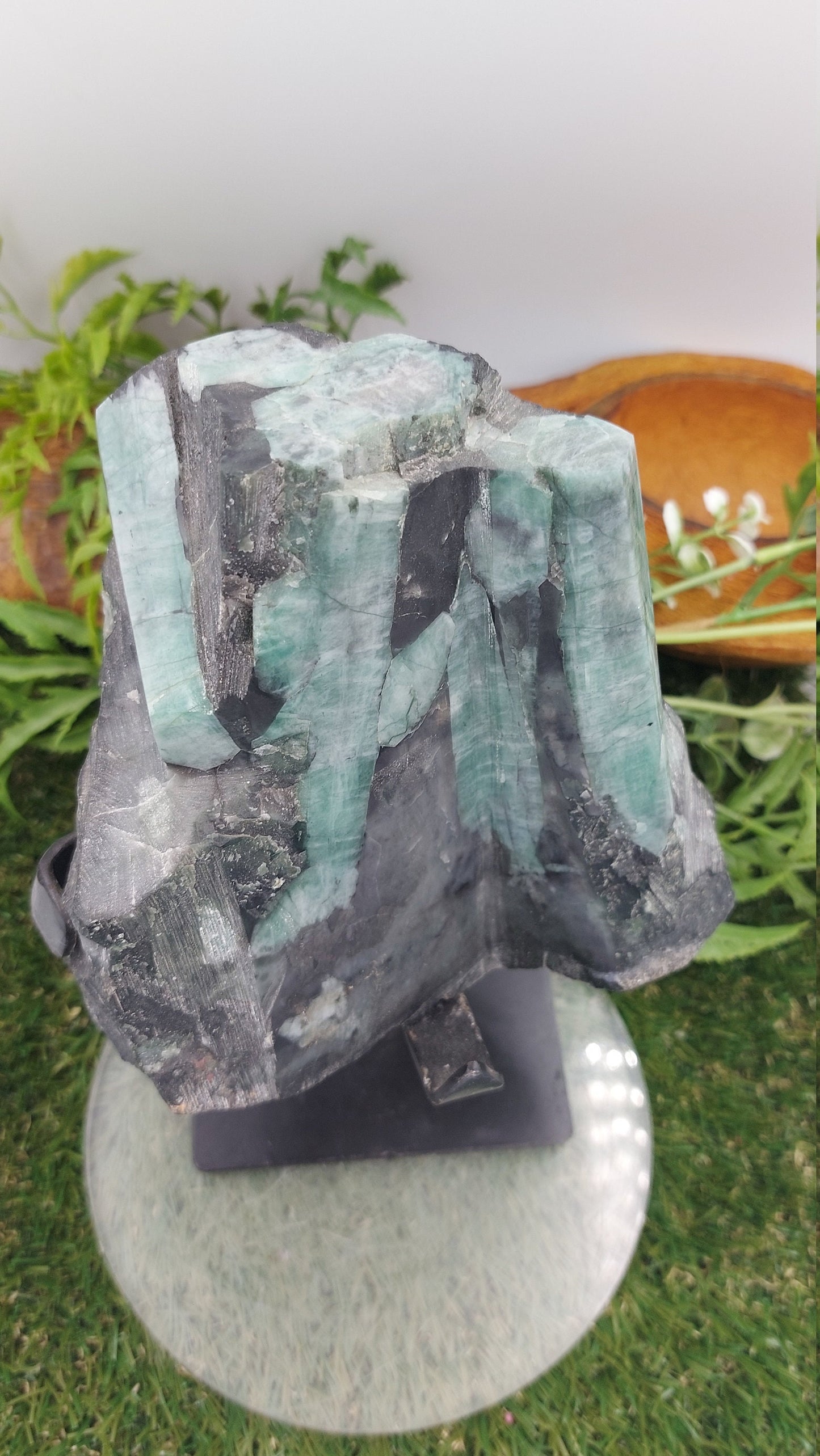 Collector's Piece Polished Emerald Crystal