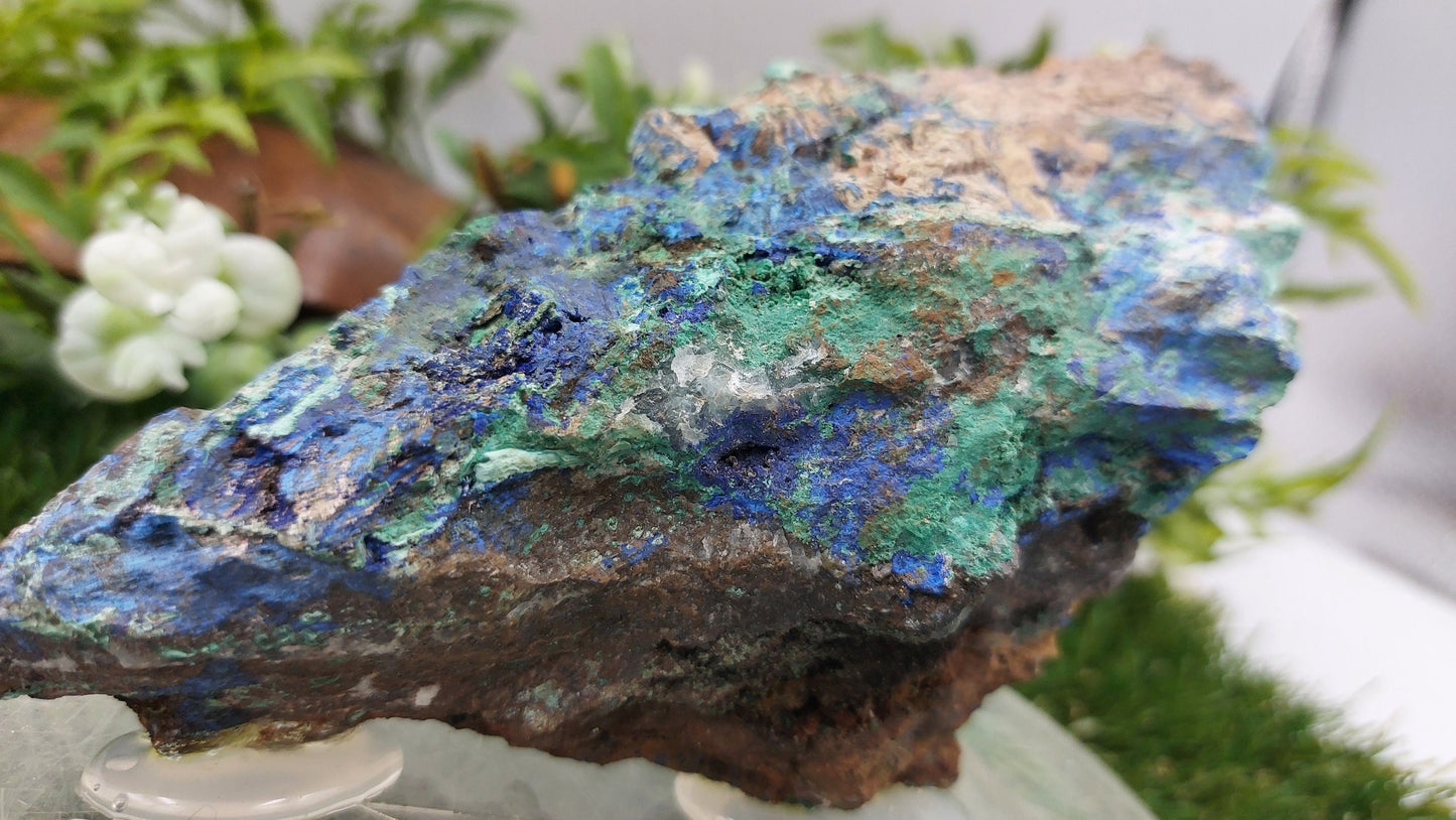 Greek Azurmalachite (Malachite with Azurite) Rough Mineral from Lavrio - UNIQUE - HEALING