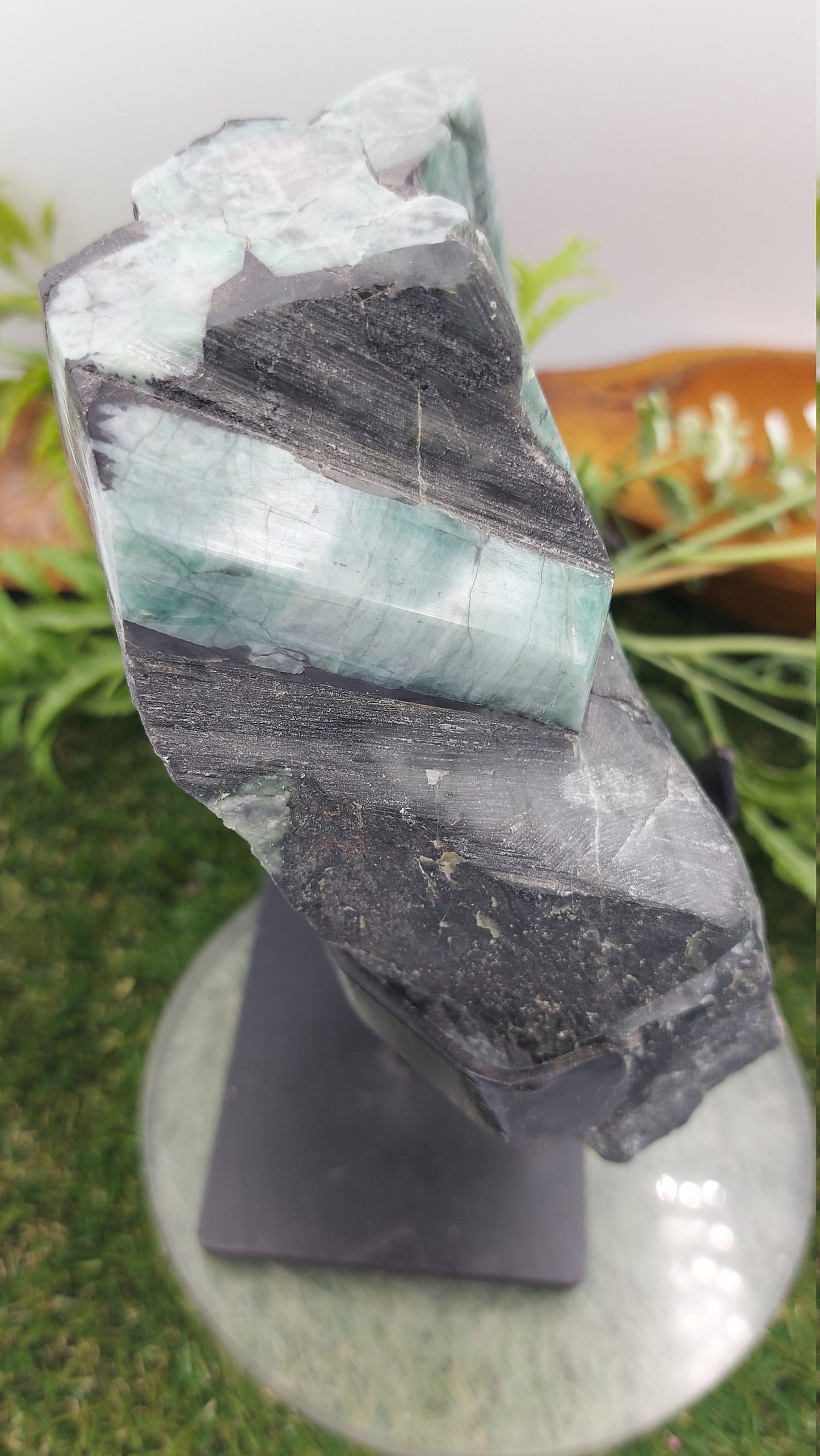 Collector's Piece Polished Emerald Crystal