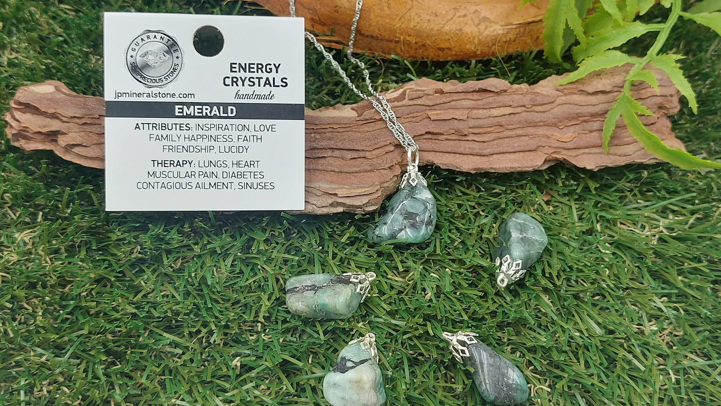 Emerald Crystal Necklace