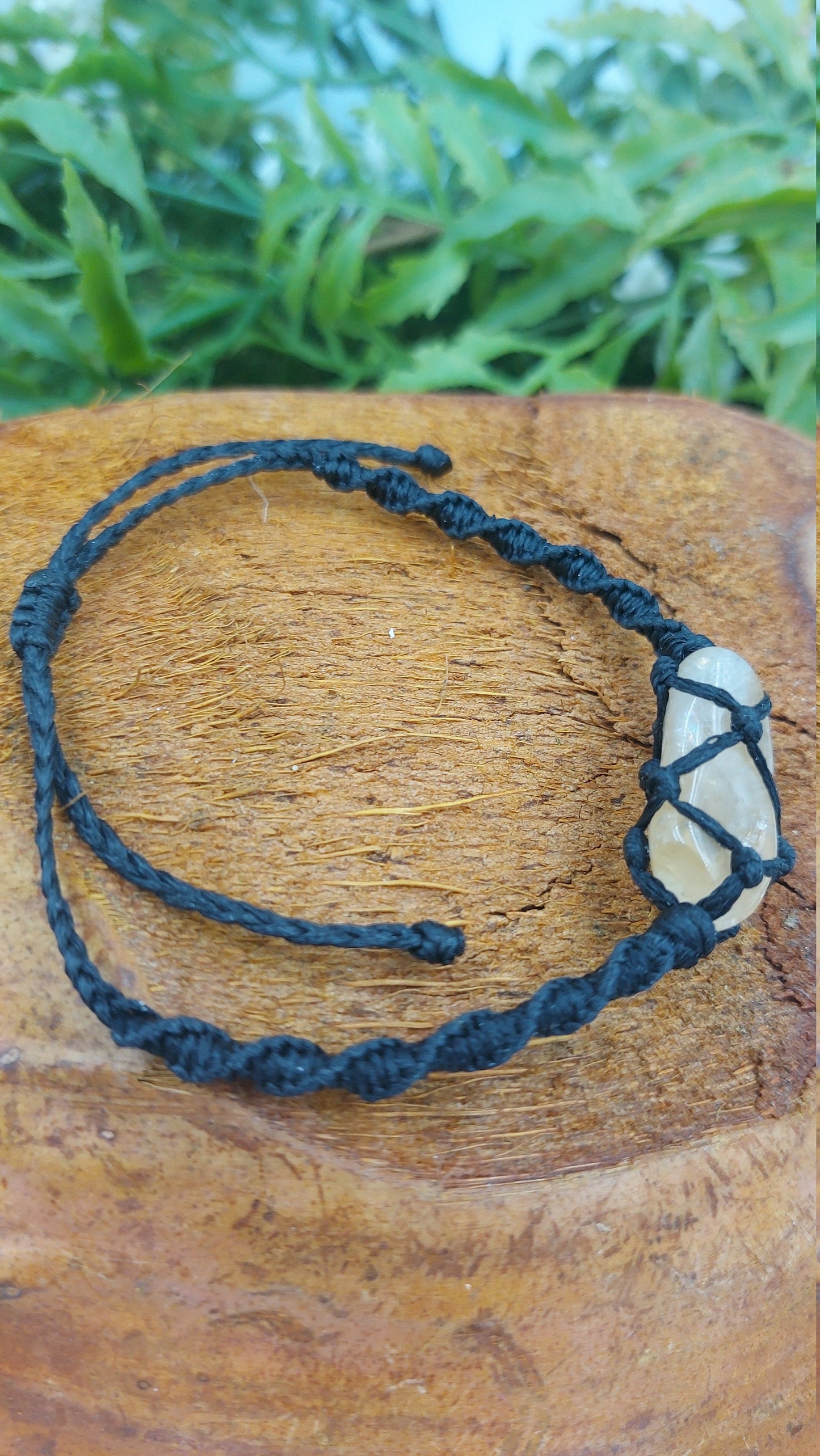 Natural Citrine Handmade Wrap It Macrame Bracelet Healing Crystal Accessories Zodiac Mineral Stone