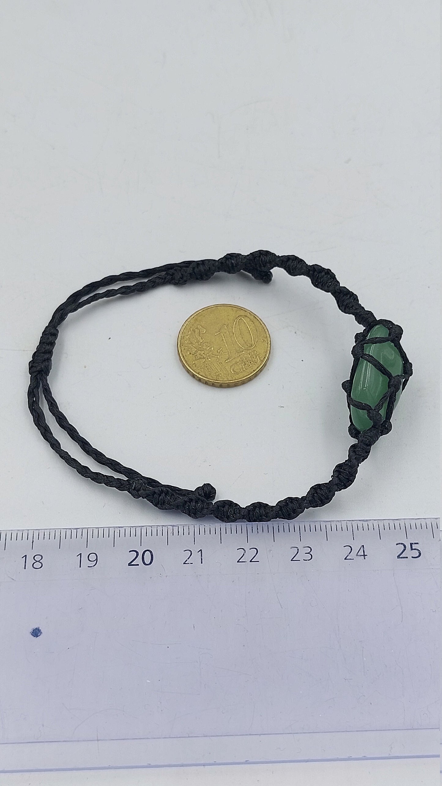 Natural Aventurine Handmade Wrap It Macrame Bracelet Healing Crystal Accessories Zodiac Mineral Stone