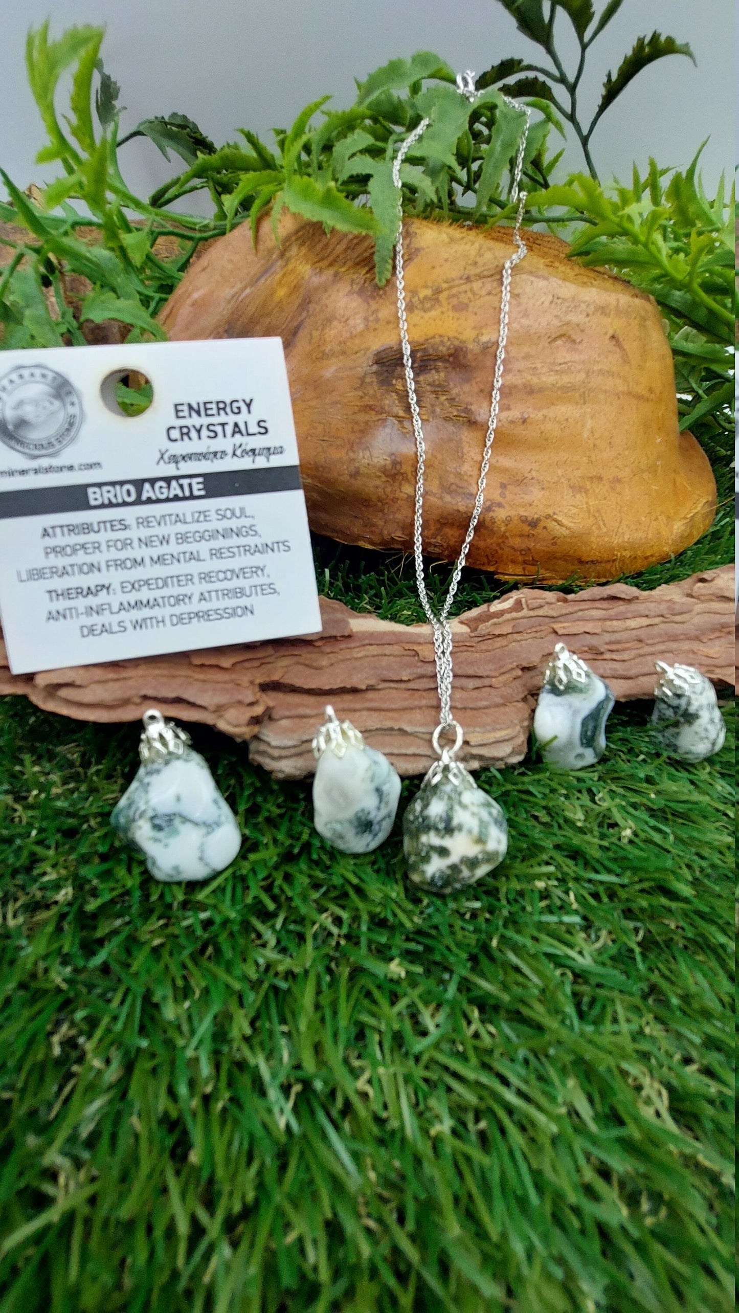 Tree Agate Handmade Necklace