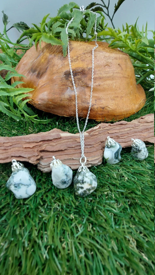 Tree Agate Handmade Necklace