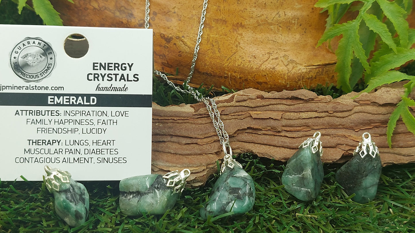 Emerald Crystal Necklace
