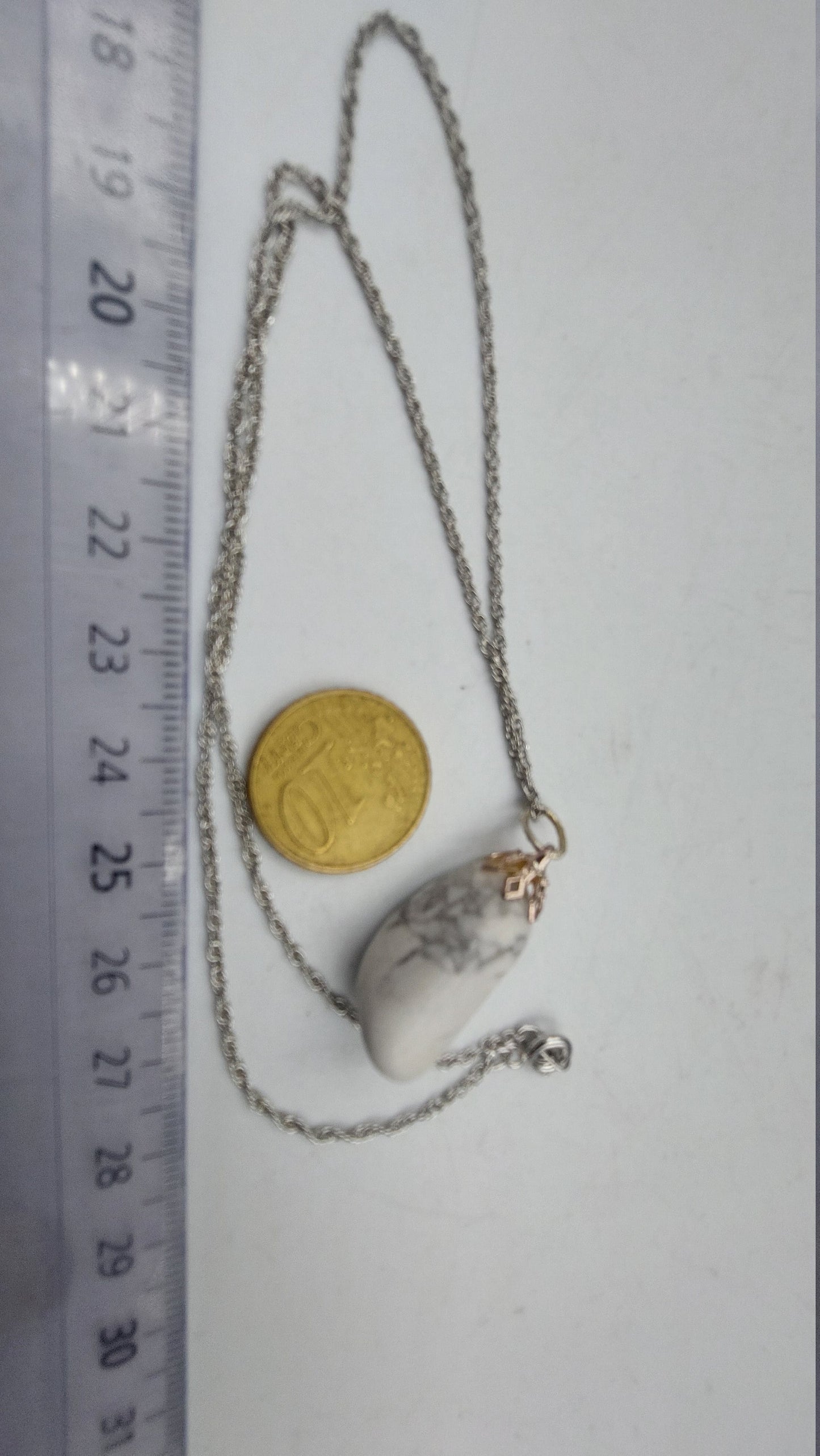 Howlite Crystal Necklace