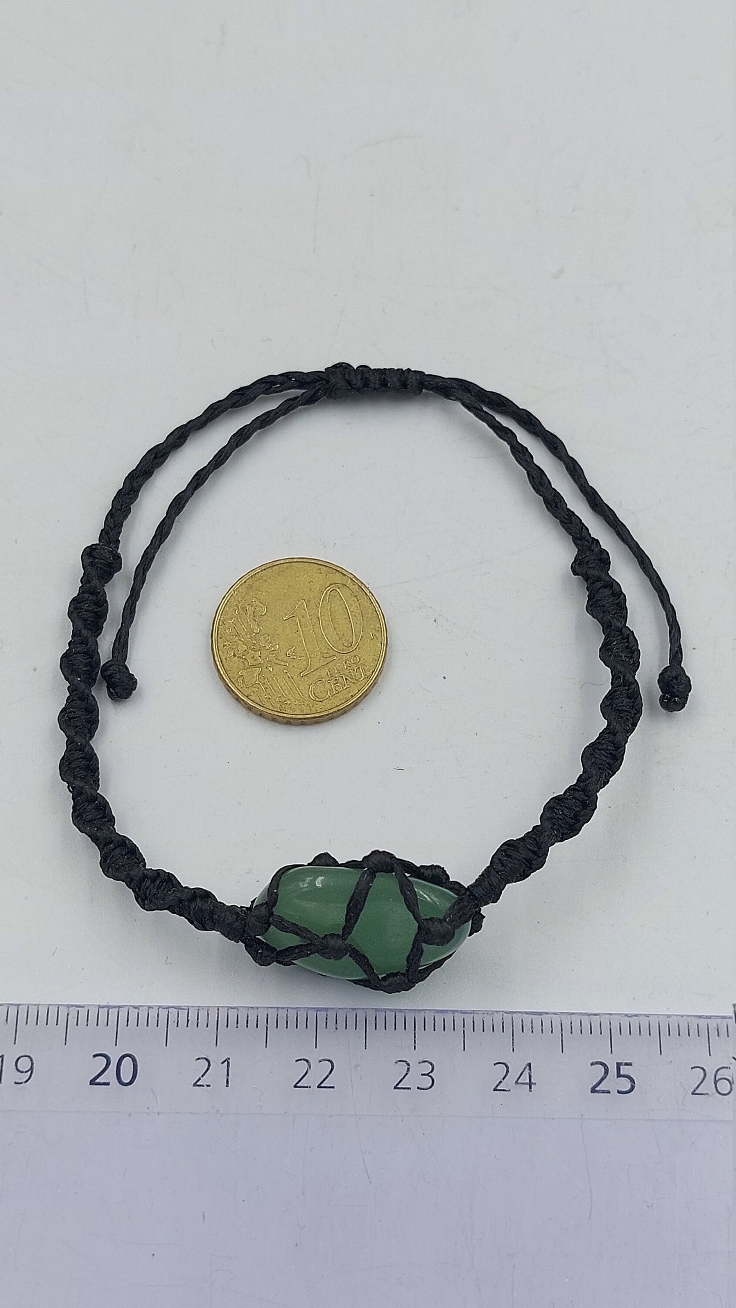 Natural Aventurine Handmade Wrap It Macrame Bracelet Healing Crystal Accessories Zodiac Mineral Stone