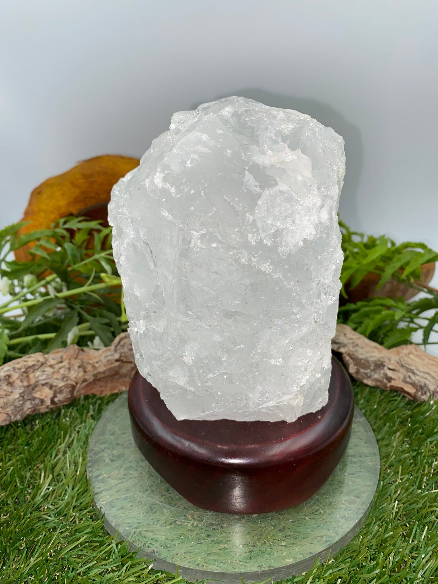 Transparent Quartz Light Decor,Natural Crystal Lamps Decor,Wedding Decor,Home Lighting Decor,Healing Crystal Chakra Light,Birthday Gifts