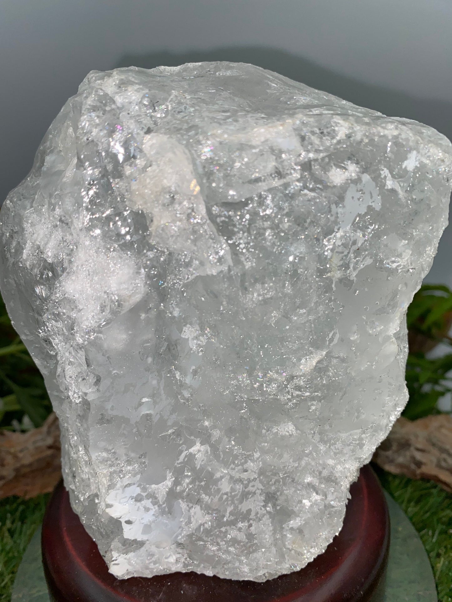 Transparent Quartz Light Decor,Natural Crystal Lamps Decor,Wedding Decor,Home Lighting Decor,Healing Crystal Chakra Light,Birthday Gifts