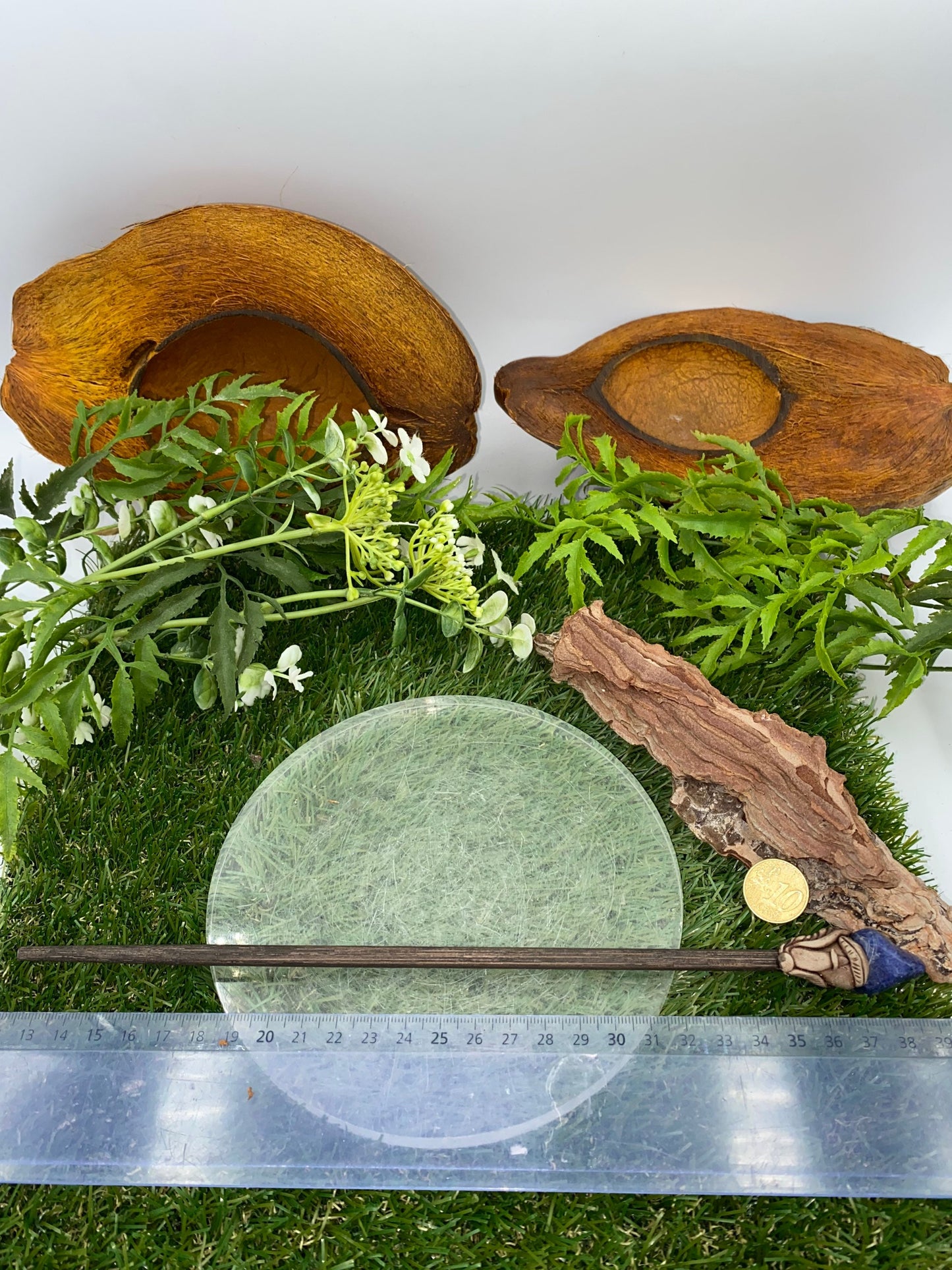 Natural Crystal Sodalite Wand -Fairy wand-Wizard wand-Nature Wand Healing Crystal Zodiac Mineral Stone