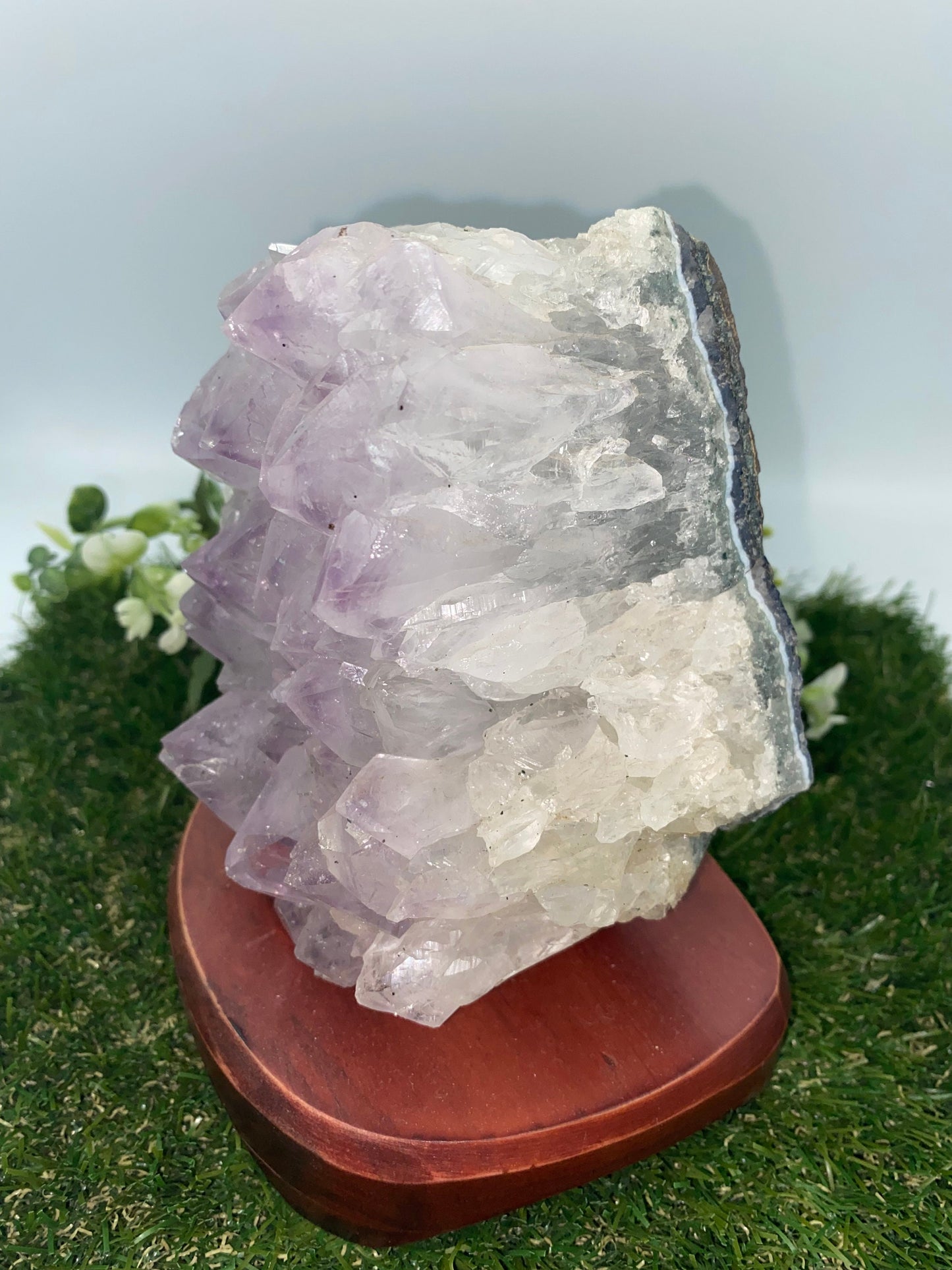 Amethyst Light Decor,Natural Crystal Lamps Decor,Wedding Decor,Home Lighting Decor,Healing Crystal Chakra Light,Birthday Gifts