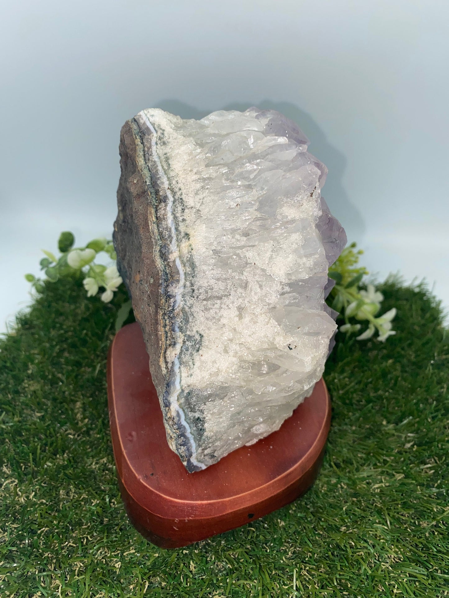 Amethyst Light Decor,Natural Crystal Lamps Decor,Wedding Decor,Home Lighting Decor,Healing Crystal Chakra Light,Birthday Gifts