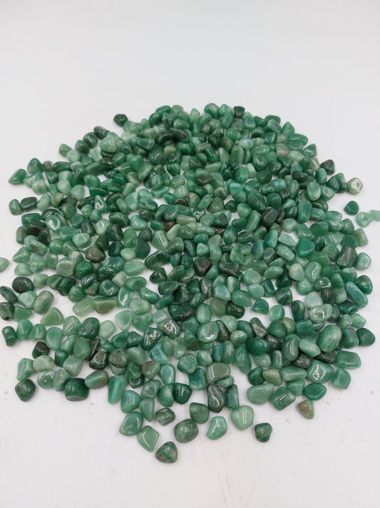 Aventurine Polished Crystal Chips, Tumbled Healing Gemstone, New Age Polished Semi-Precious Rocks