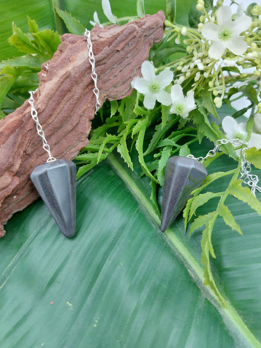 Hematite Pendulum, Crystal Pendulum, Dowsing Pendulum, Divination Crystal