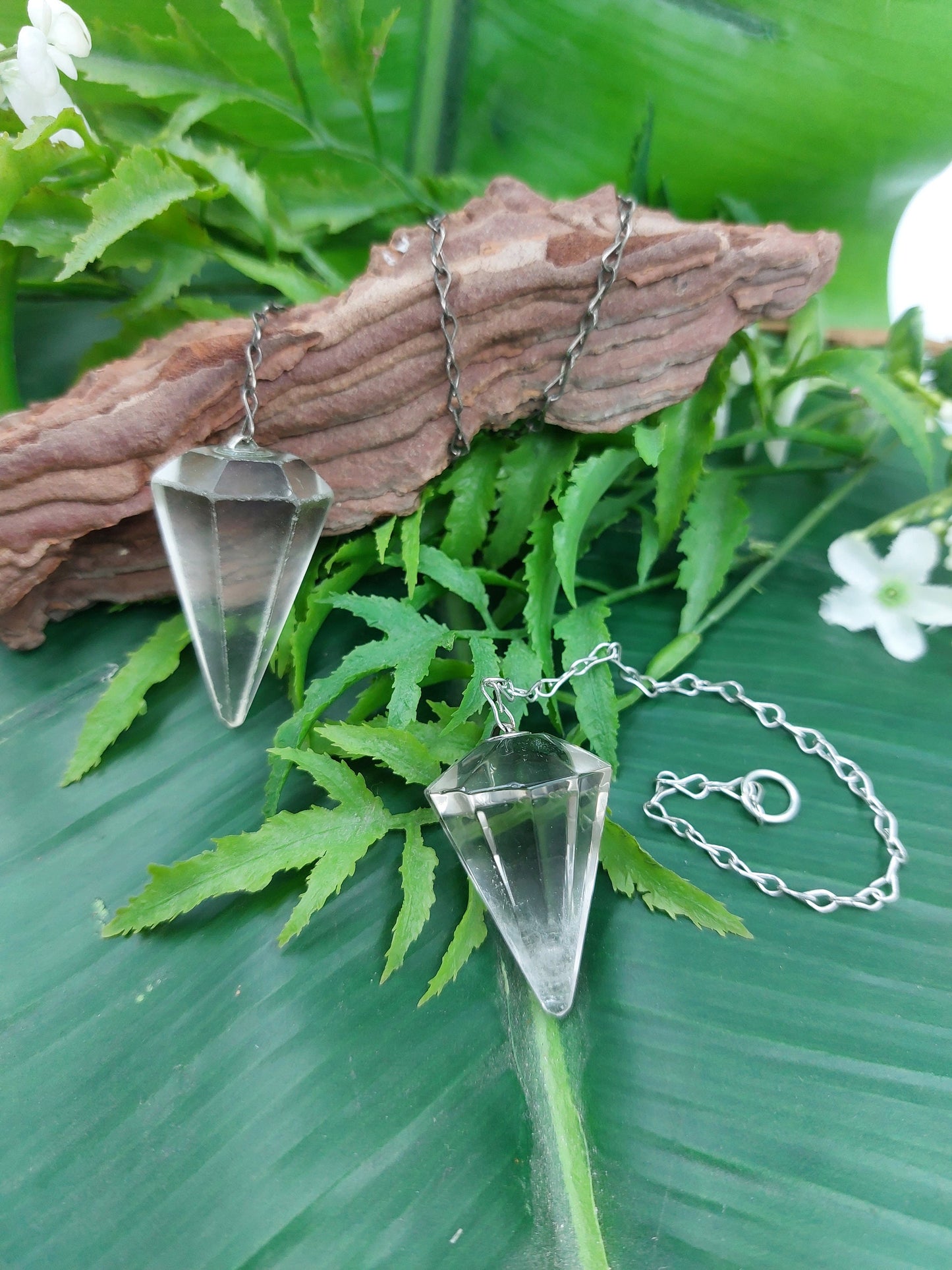 Smoked Quartz Pendulum, Crystal Pendulum, Dowsing Pendulum, Divination Crystal