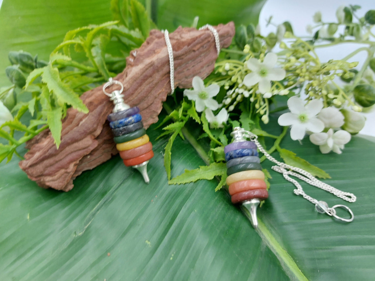 Chakra Pendulum, Crystal Pendulum, Dowsing Pendulum, Divination Crystal