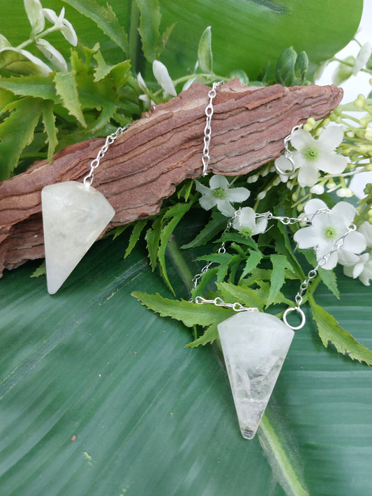 Citrine Pendulum Healing Crystal Accessories Zodiac Mineral Stone