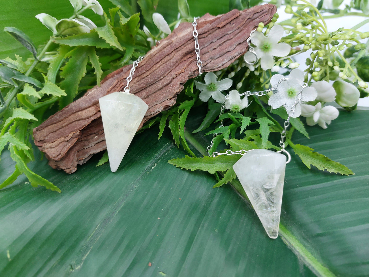 Citrine Pendulum Healing Crystal Accessories Zodiac Mineral Stone