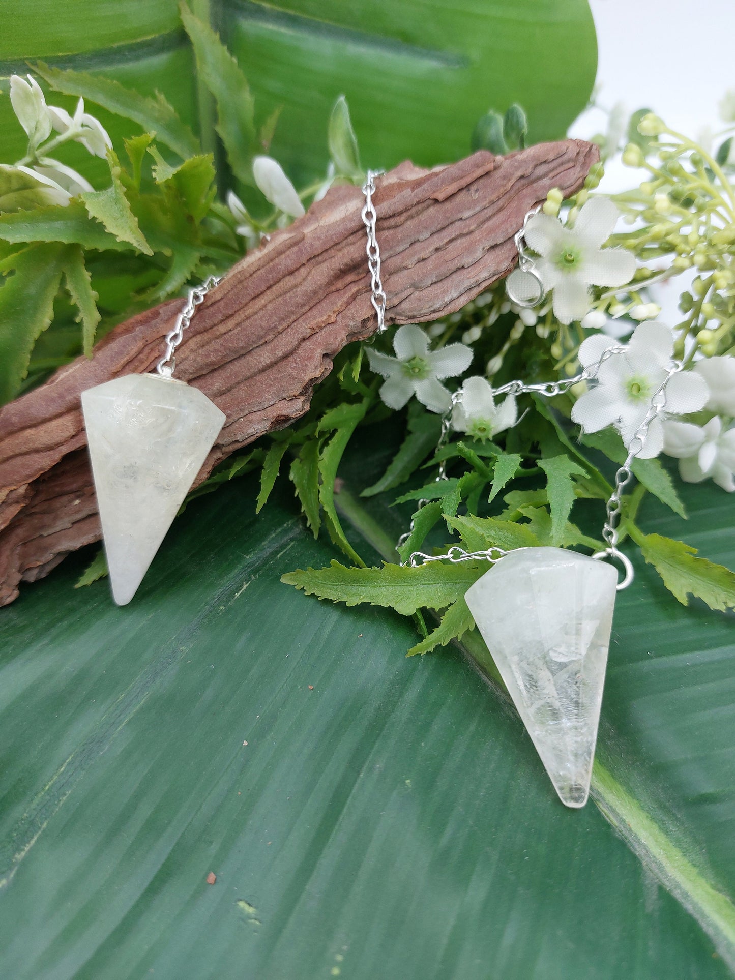 Citrine Pendulum Healing Crystal Accessories Zodiac Mineral Stone