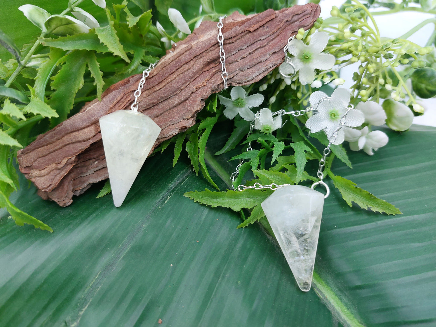 Citrine Pendulum Healing Crystal Accessories Zodiac Mineral Stone