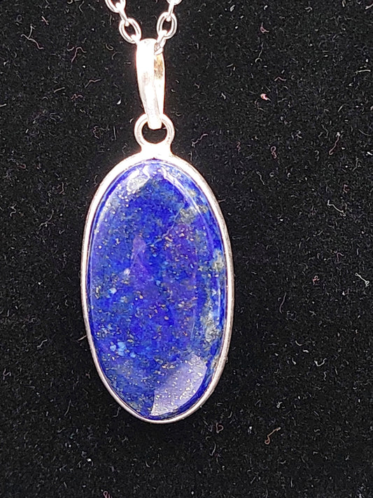 Lapis Lazouli Sterling Silver 925 Necklace