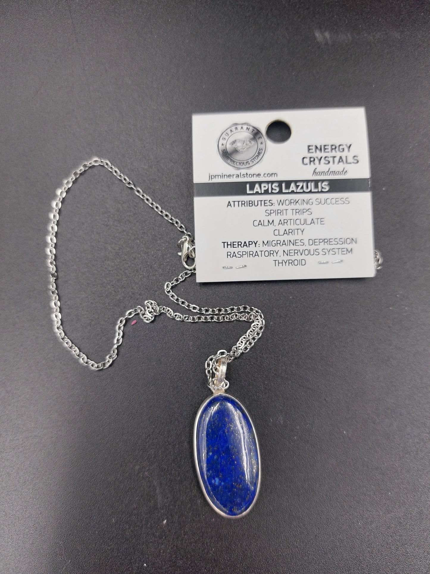 Lapis Lazouli Sterling Silver 925 Necklace