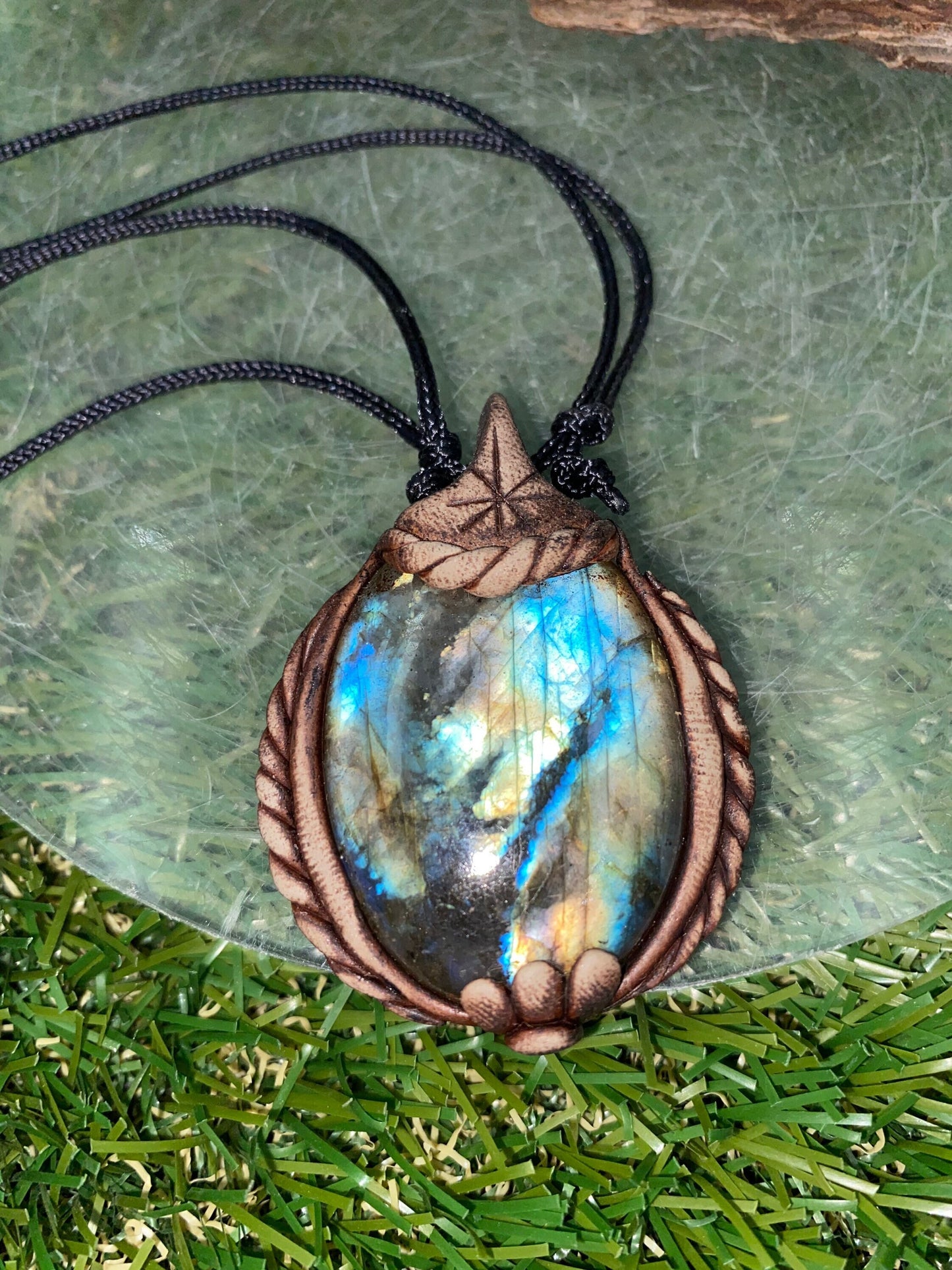 Handmade Necklace Labradorite Stone - Healing Crystal
