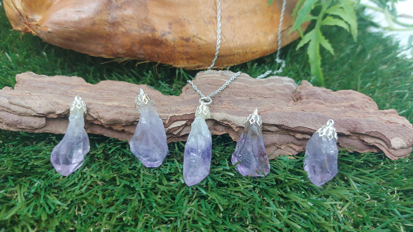 Amethyst Crystal Necklace