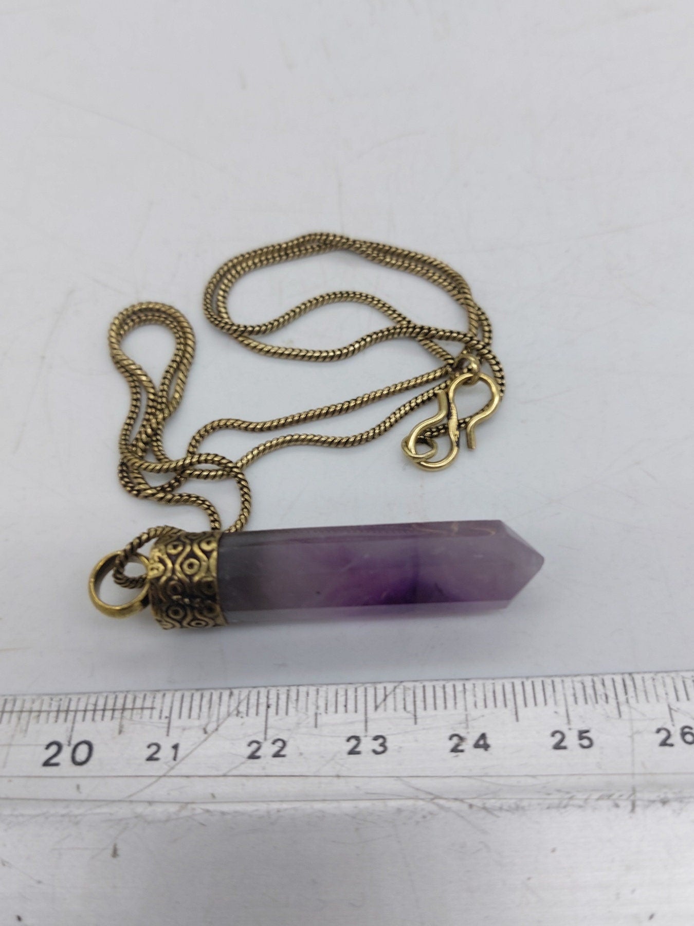 Amethyst Point Crystal Necklace