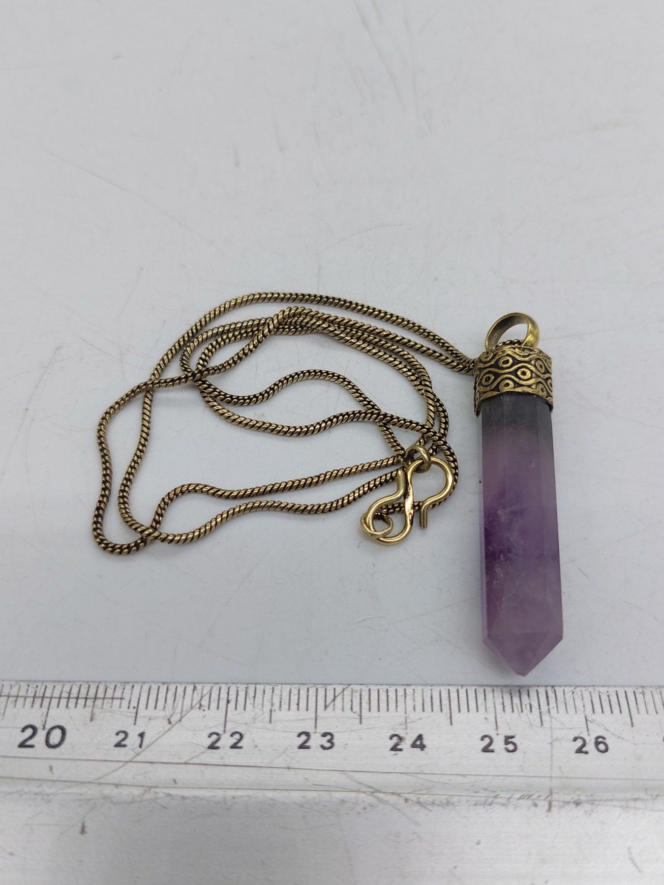 Amethyst Point Crystal Necklace