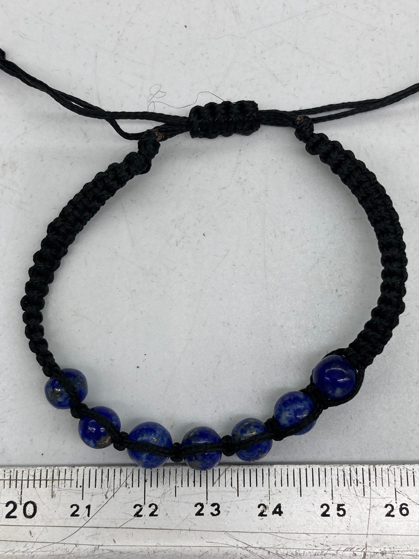 Lapis Lazuli Crystal Beads Bracelet Handmade