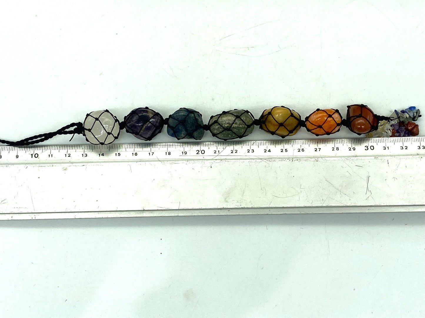 Chakra-Steine ​​Heilwerkzeug Makramee