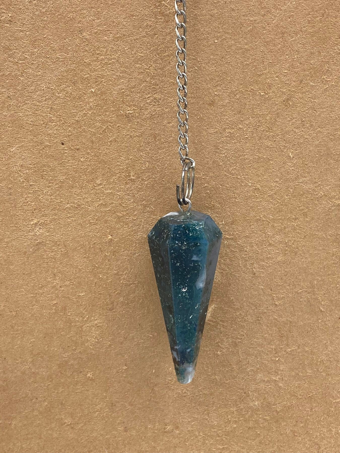 Moss Agate Pendulum