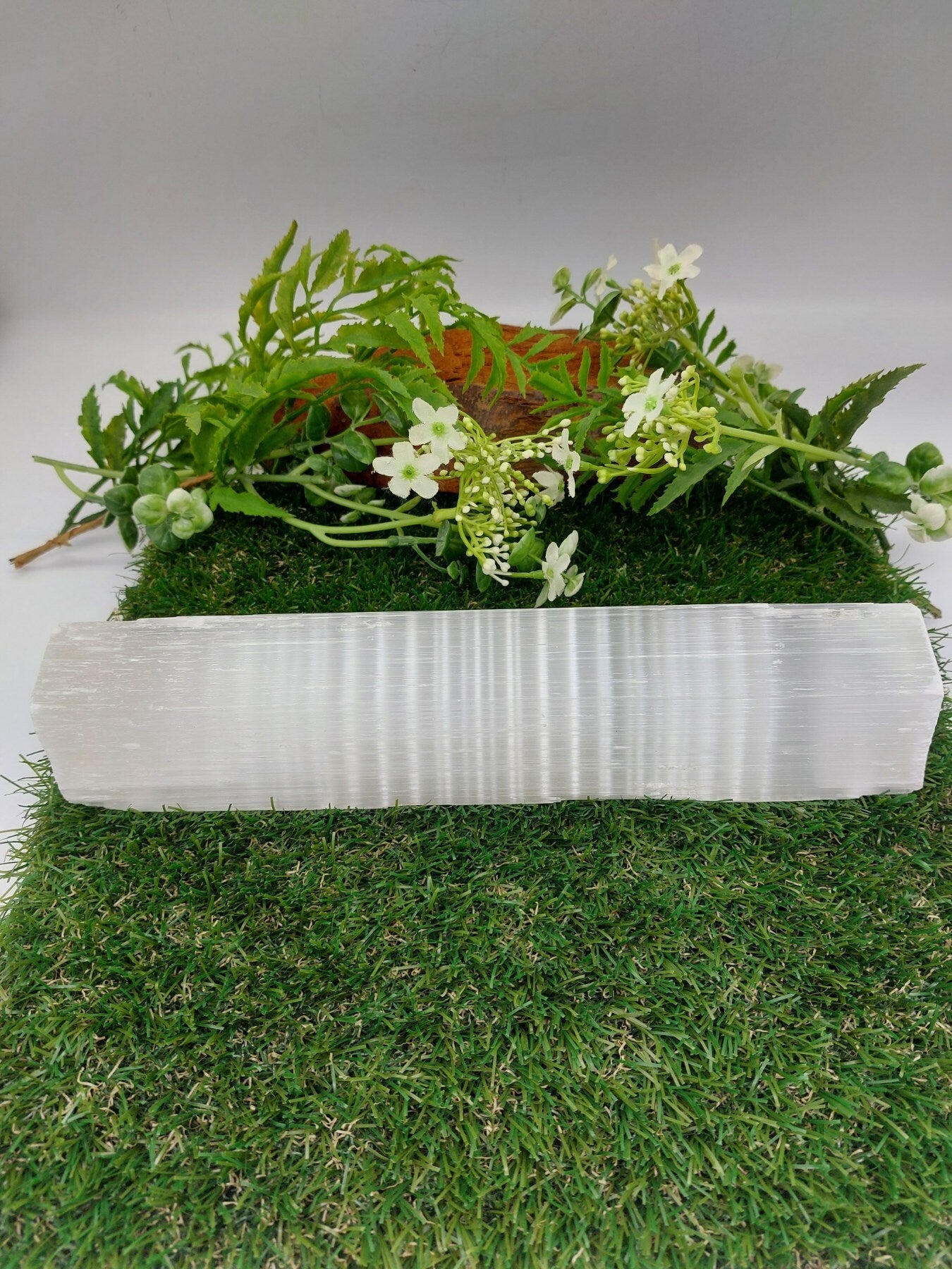 Selenite Crystal Raw Piece Bar Natural Healing Cleansing