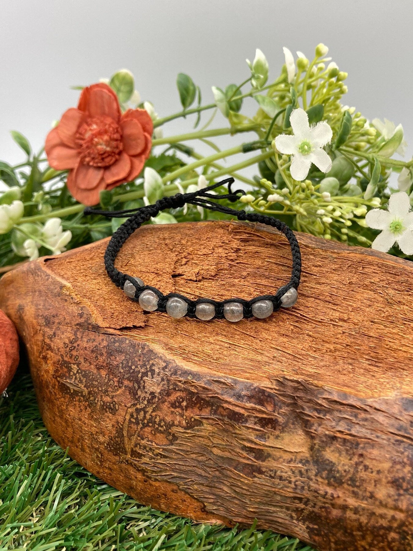 Labradorite Crystal Beads Bracelet