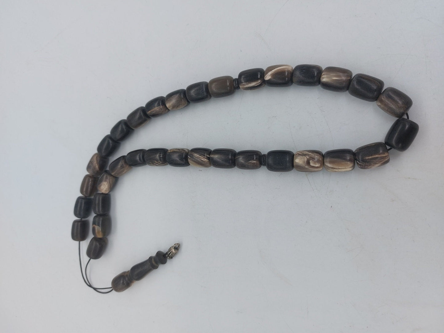 Bull Horn -Handmade-Worry beads-Meander-Greek kompoloi-Greek coulture-Gift idea-Men's accessories