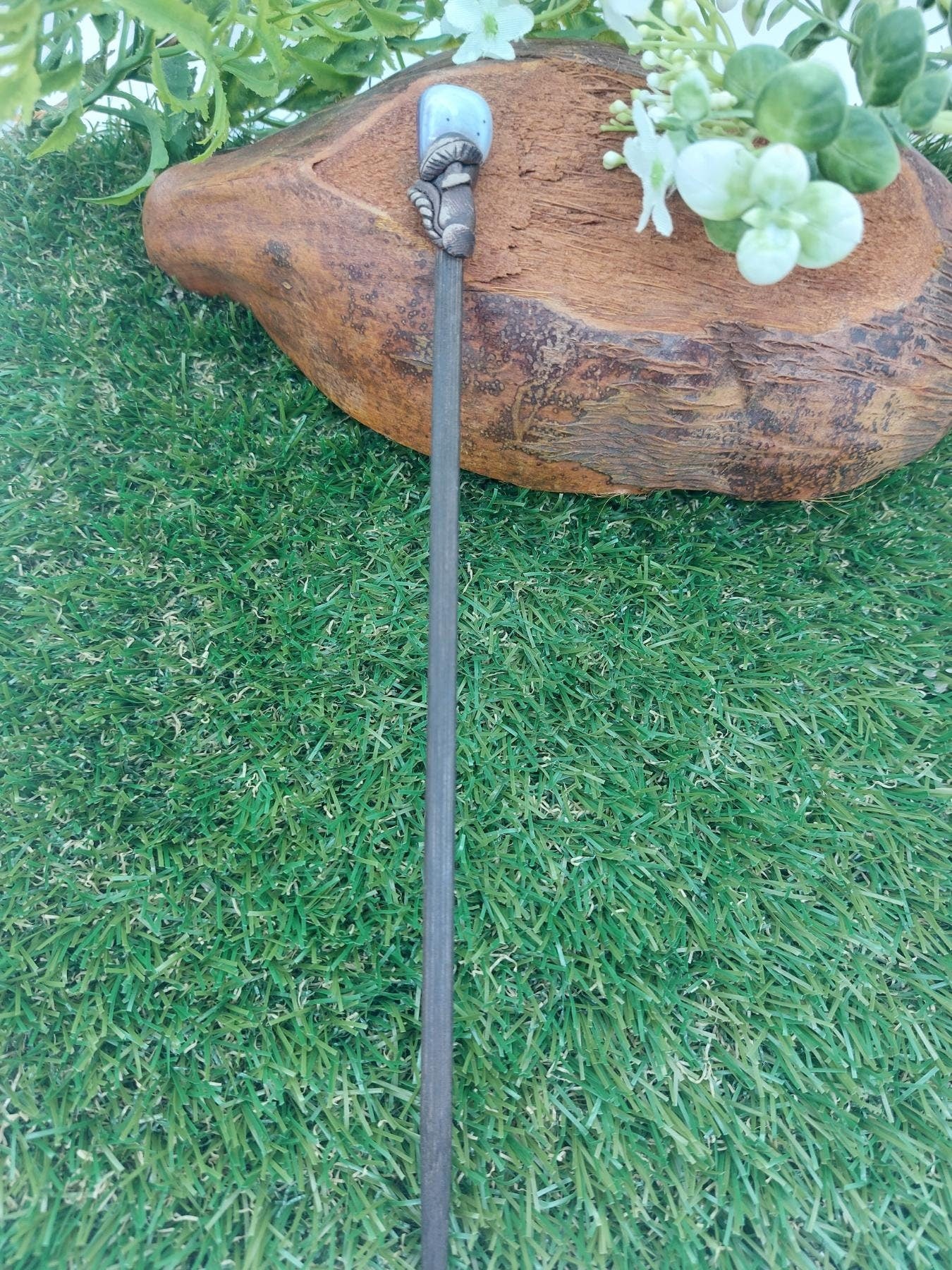 Purple Agate Crystal Wand -Fairy wand-Wizard wand-Nature Wand Healing Crystal Zodiac Mineral Stone