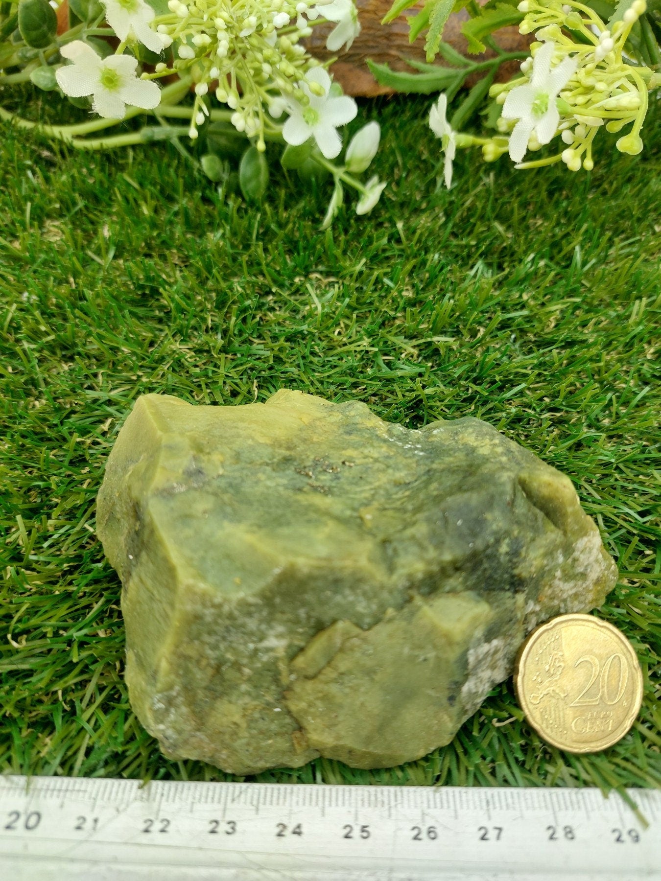 Serpentine with Pyrite Rough Crystal Rare Collector Piece  Home Decor