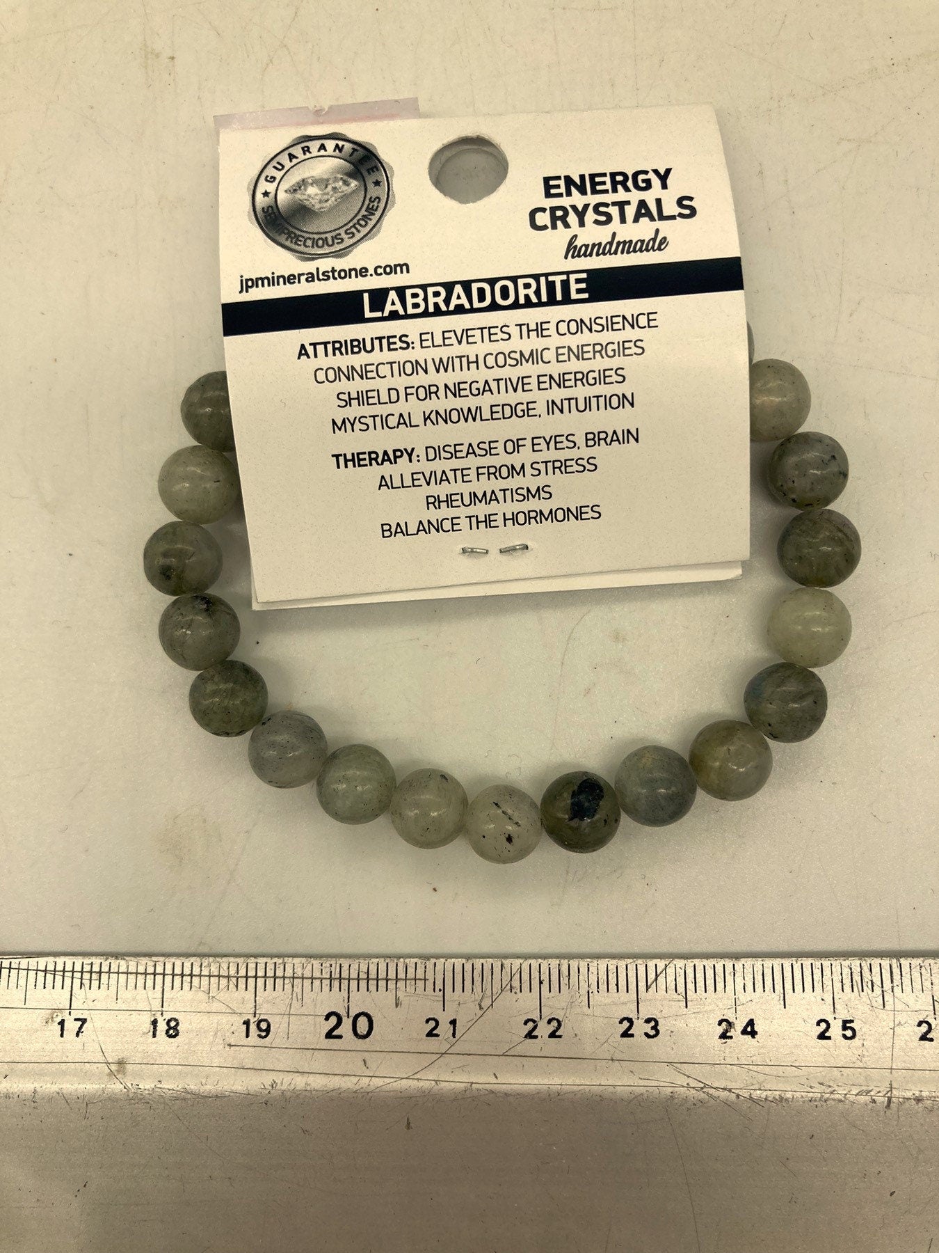 Labradorite Natural Crystal 8MM Beads Bracelets, Wrist  Bracelet, Strechy Bracelet, Beaded Bracelet, Hand Made Gift, Crystal Bracelet