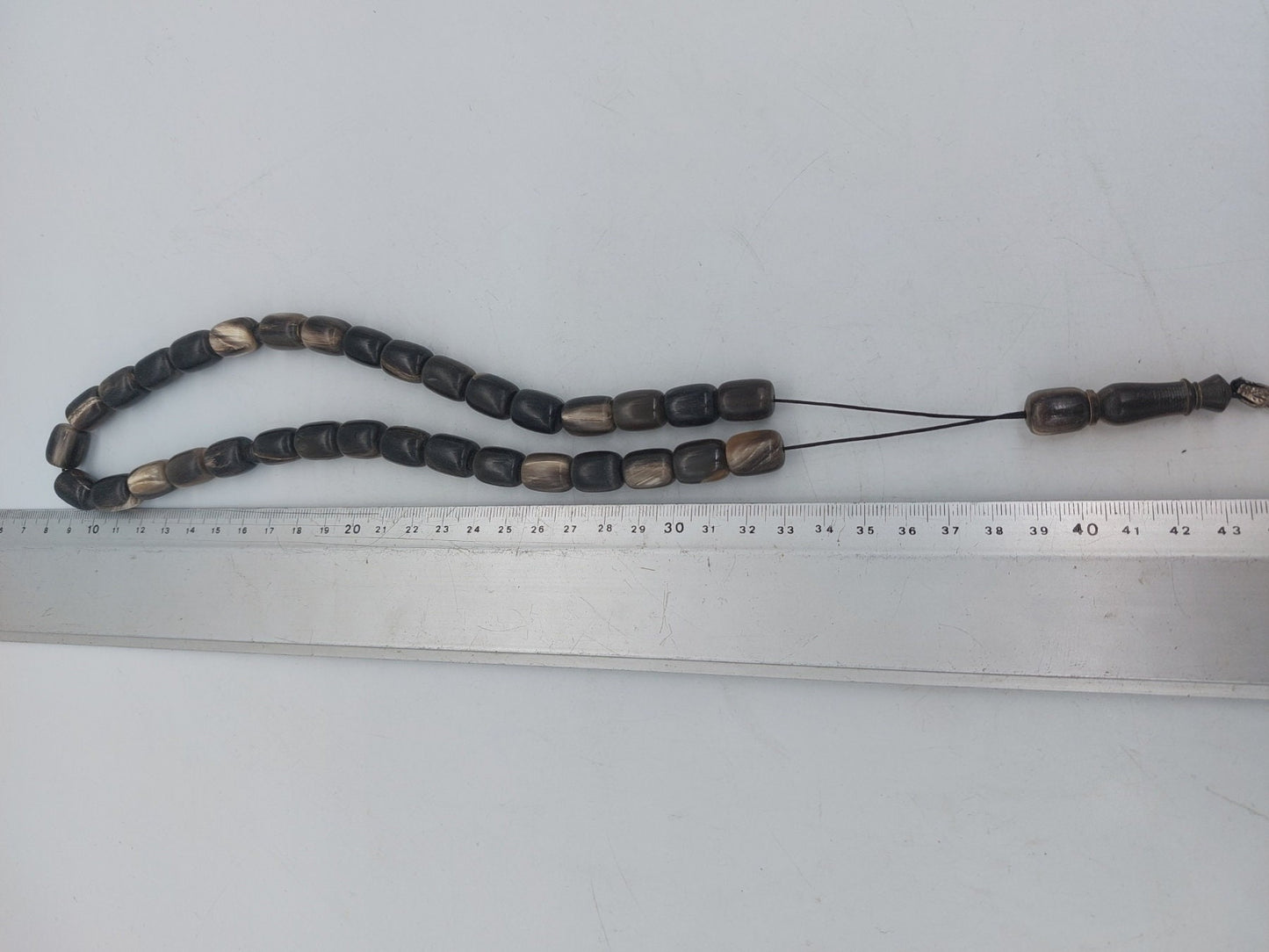 Bull Horn -Handmade-Worry beads-Meander-Greek kompoloi-Greek coulture-Gift idea-Men's accessories