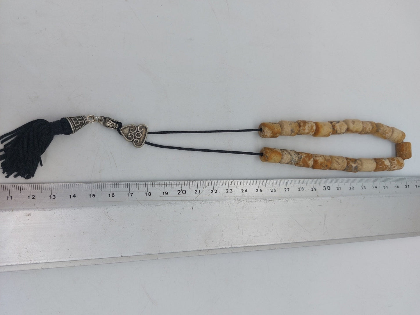 Zebra Jasper Crystal -Handmade-Worry beads-Meander-Greek kompoloi-Greek coulture-Gift idea-Men's accessories