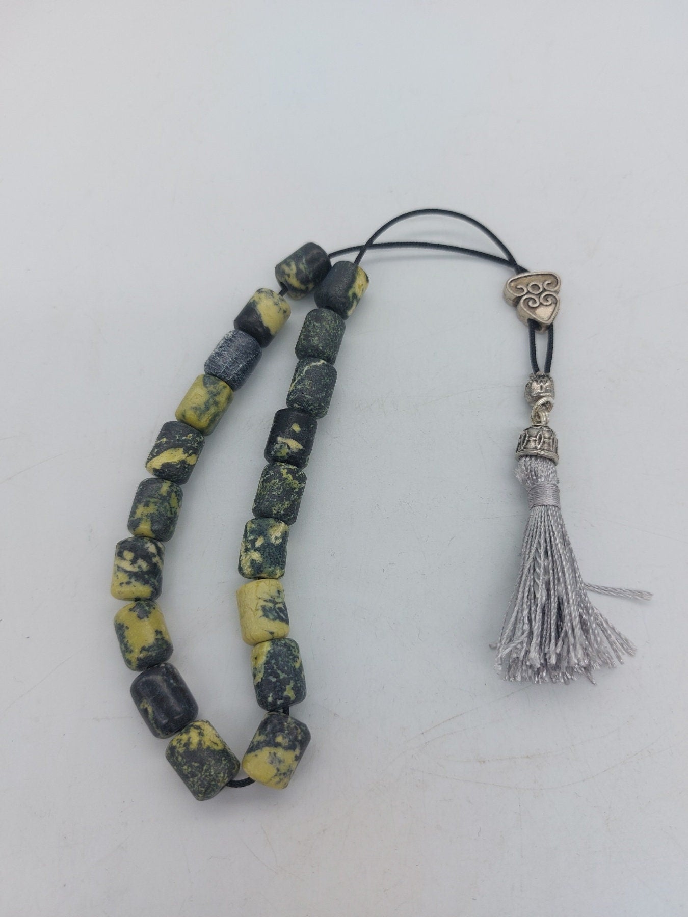 Serpentine Crystal -Handmade-Worry beads-Meander-Greek kompoloi-Greek coulture-Gift idea-Men's accessories